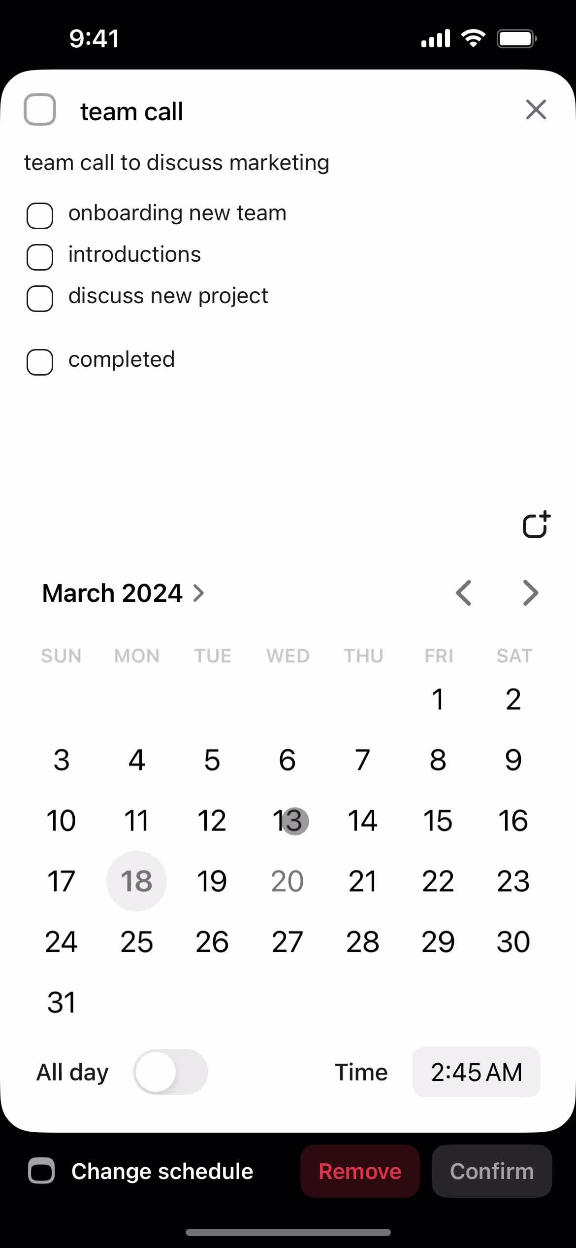 Select date video thumbnail