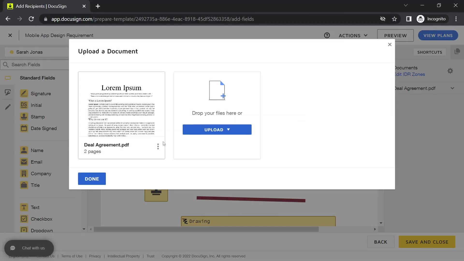 General browsing on DocuSign video thumbnail