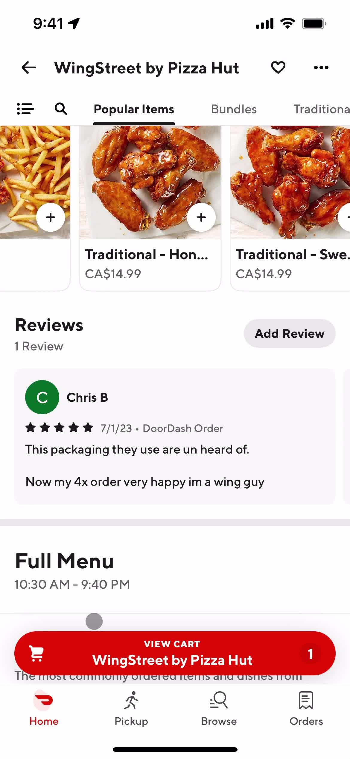 General browsing on DoorDash video thumbnail