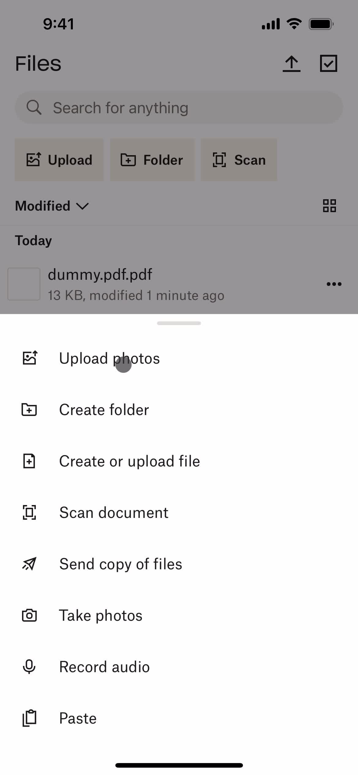 General browsing on Dropbox video thumbnail