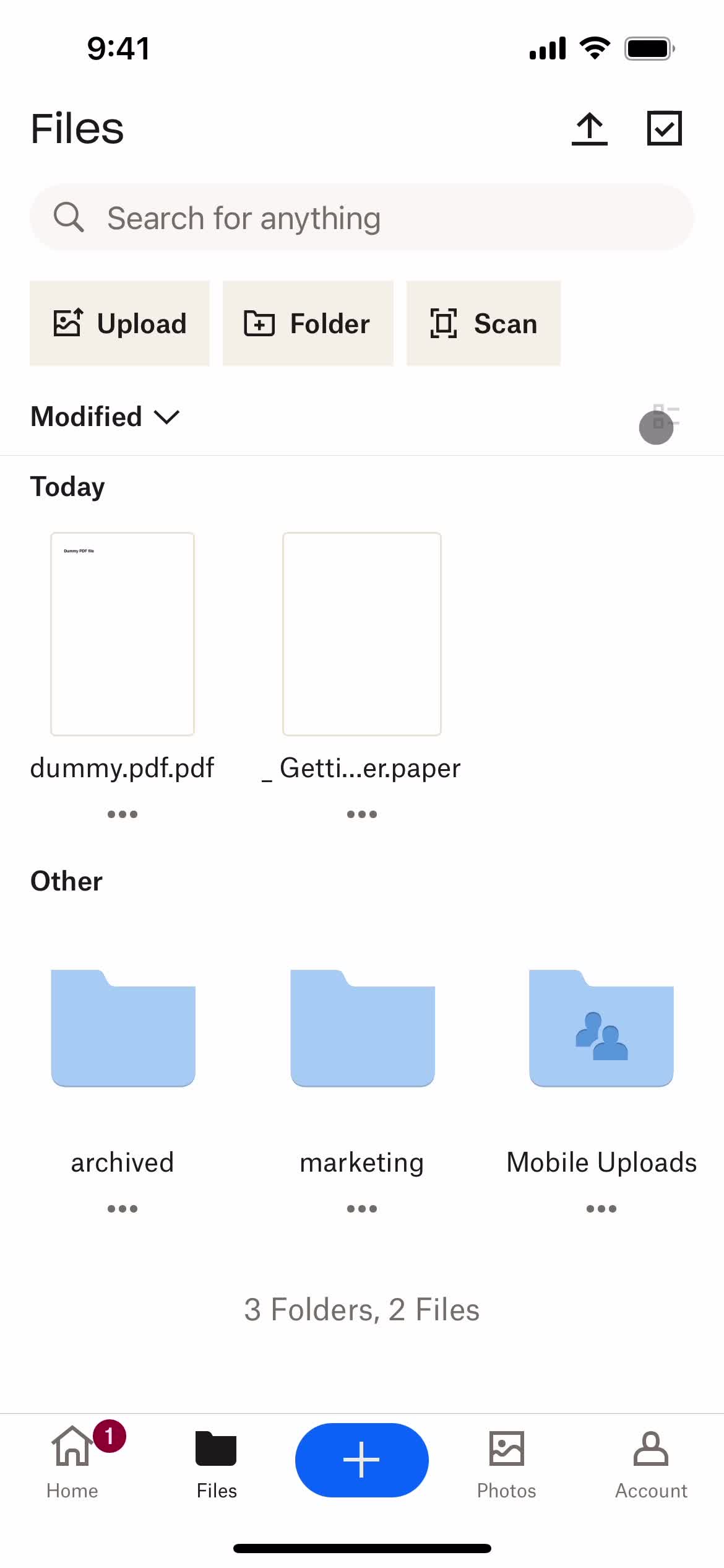 General browsing on Dropbox video thumbnail