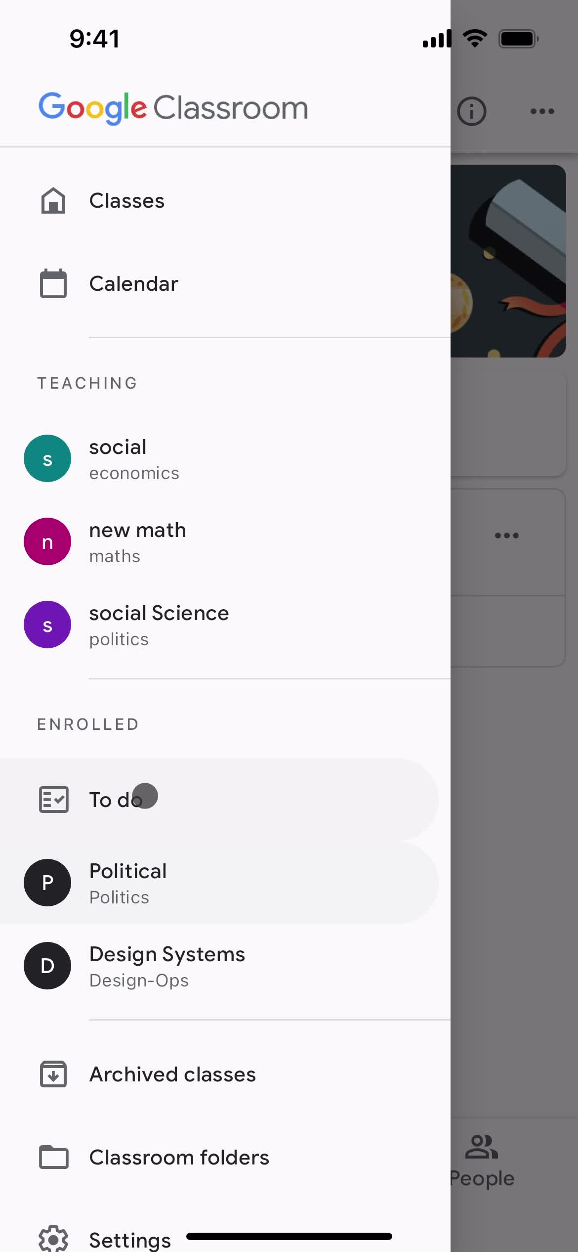 General browsing on Google Classroom video thumbnail