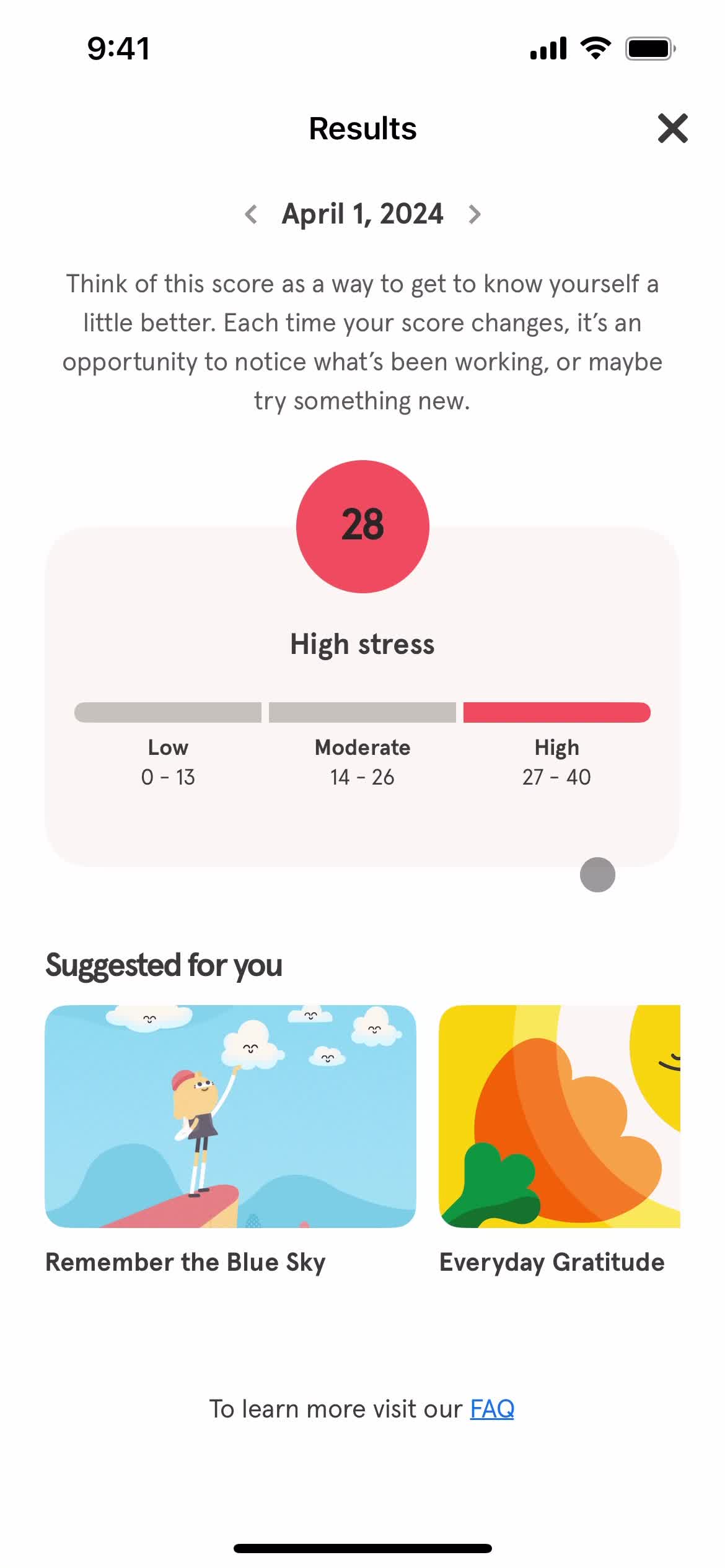 General browsing on Headspace video thumbnail