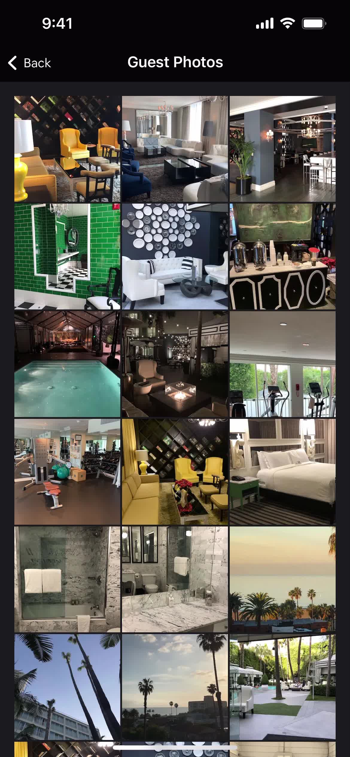 HotelTonight image gallery screenshot