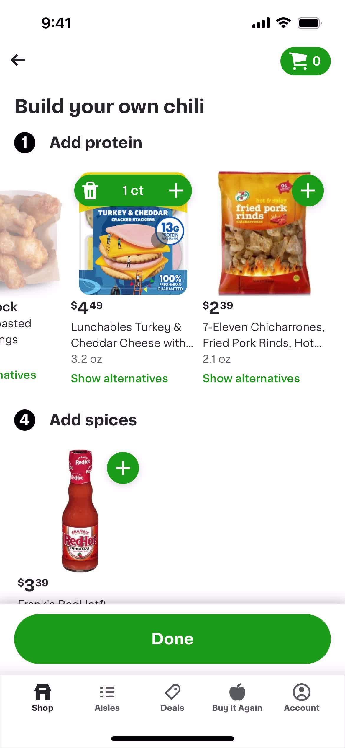 General browsing on Instacart video thumbnail