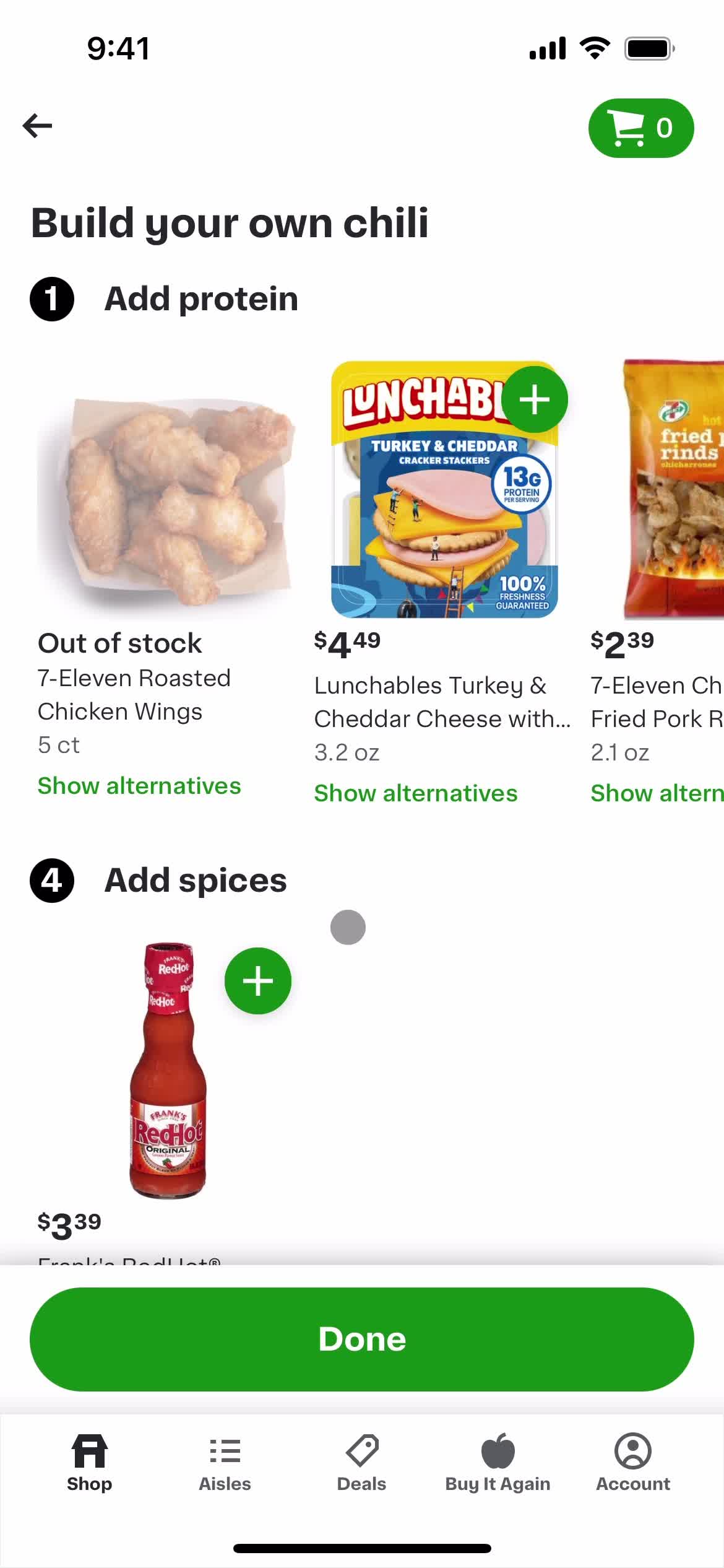 General browsing on Instacart video thumbnail