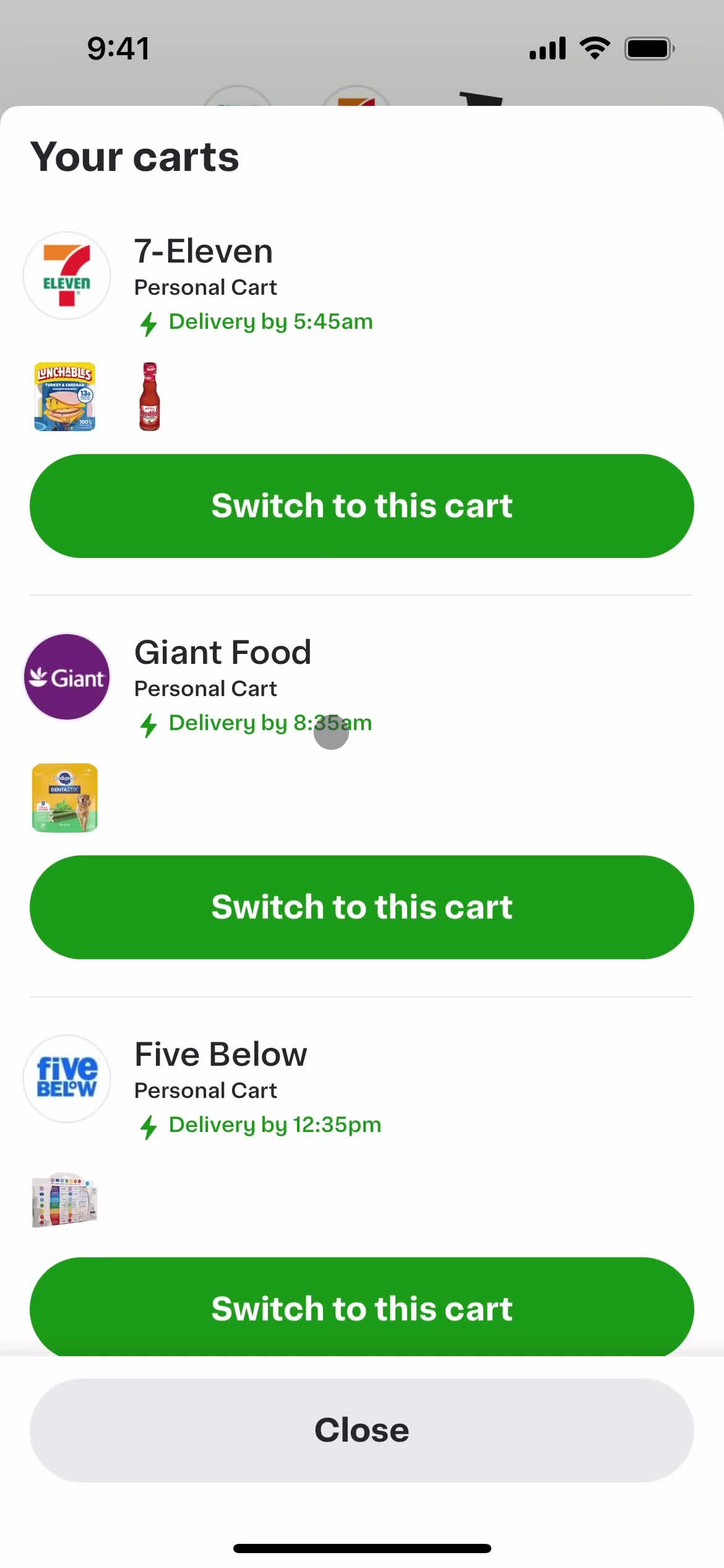 General browsing on Instacart video thumbnail