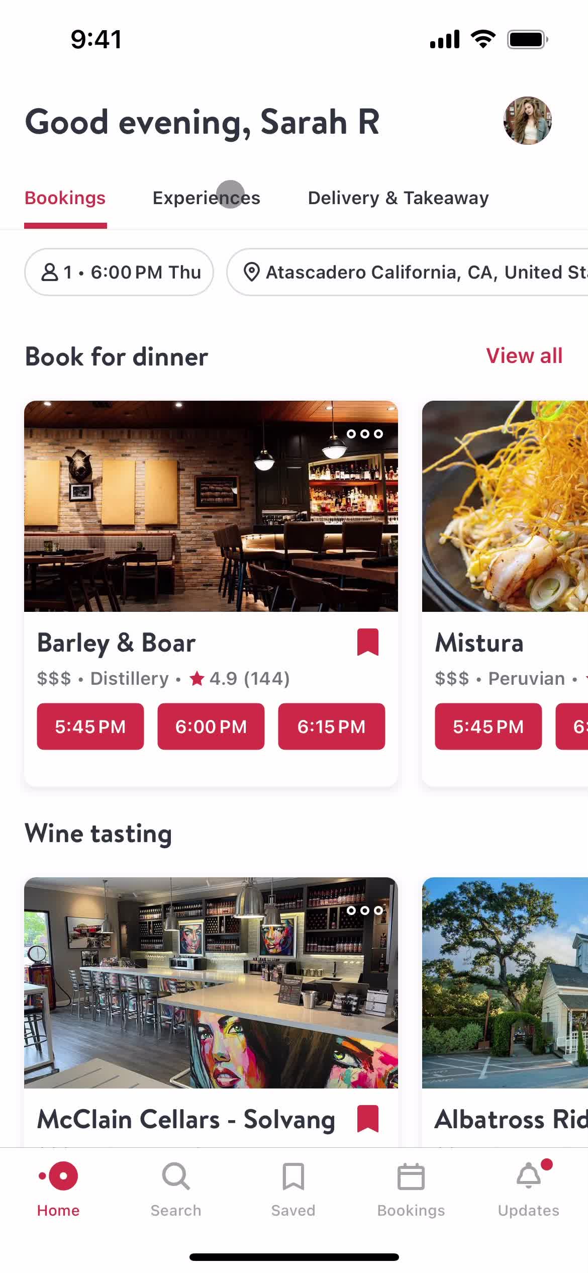 General browsing on OpenTable video thumbnail