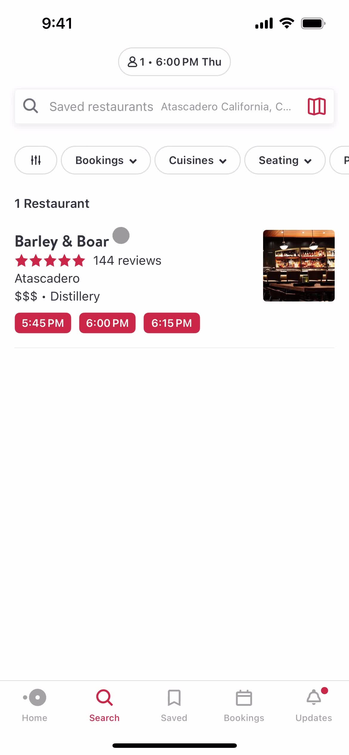 General browsing on OpenTable video thumbnail