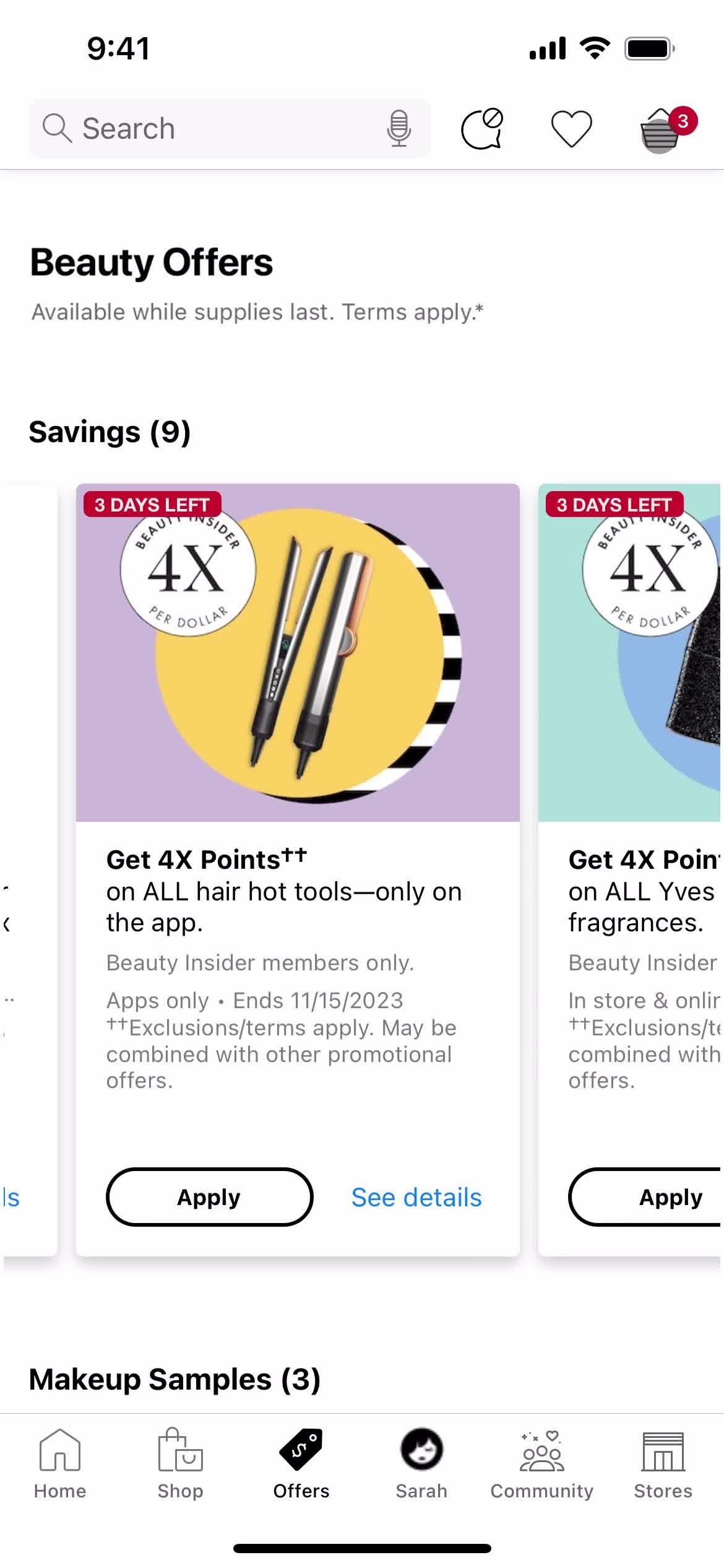 General browsing on Sephora video thumbnail