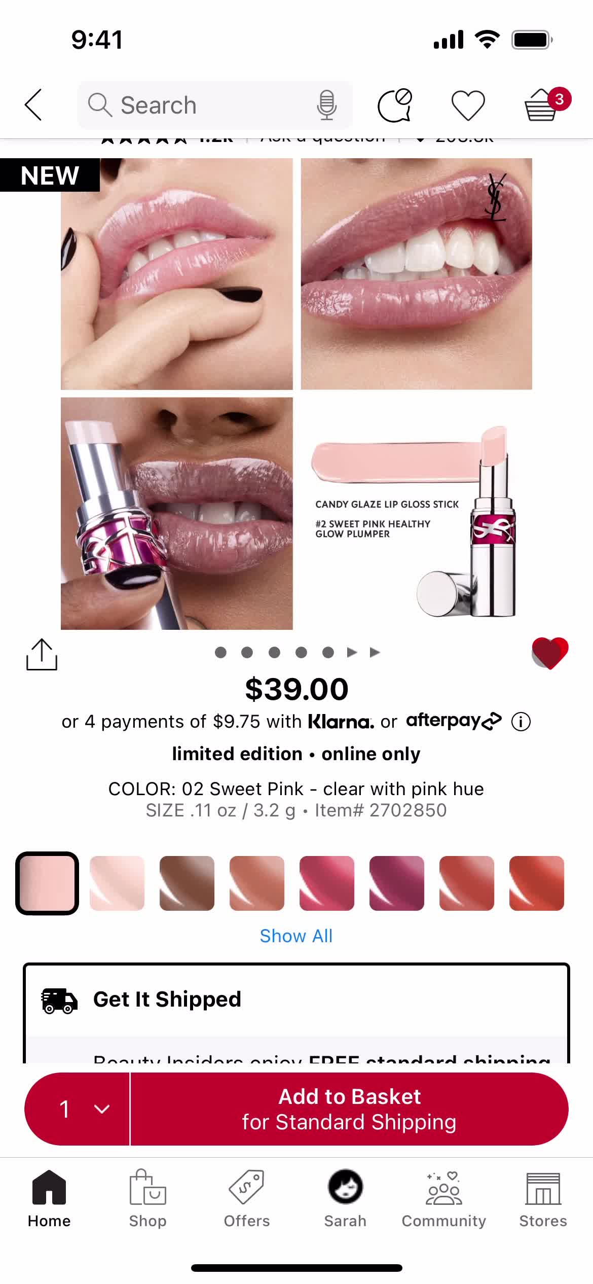 General browsing on Sephora video thumbnail