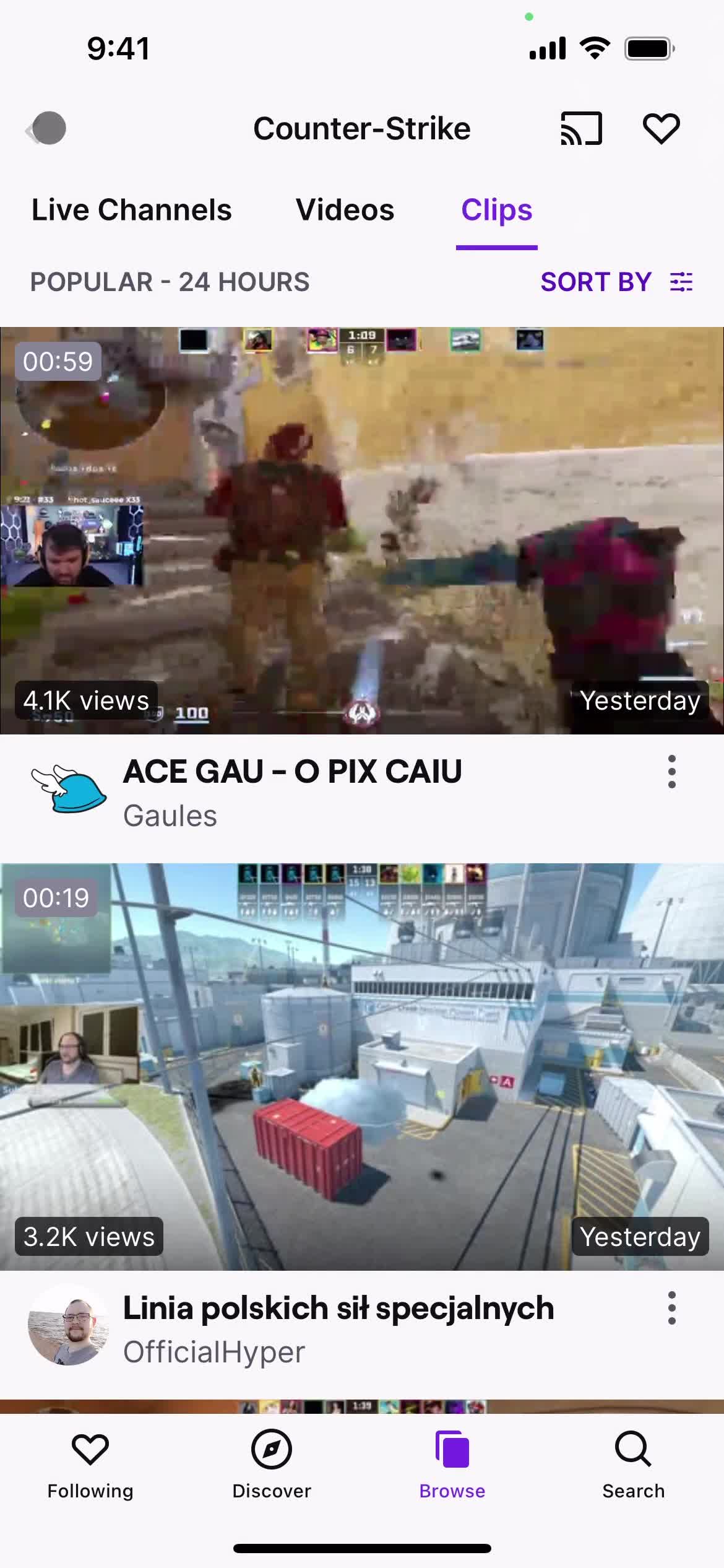 General browsing on Twitch video thumbnail