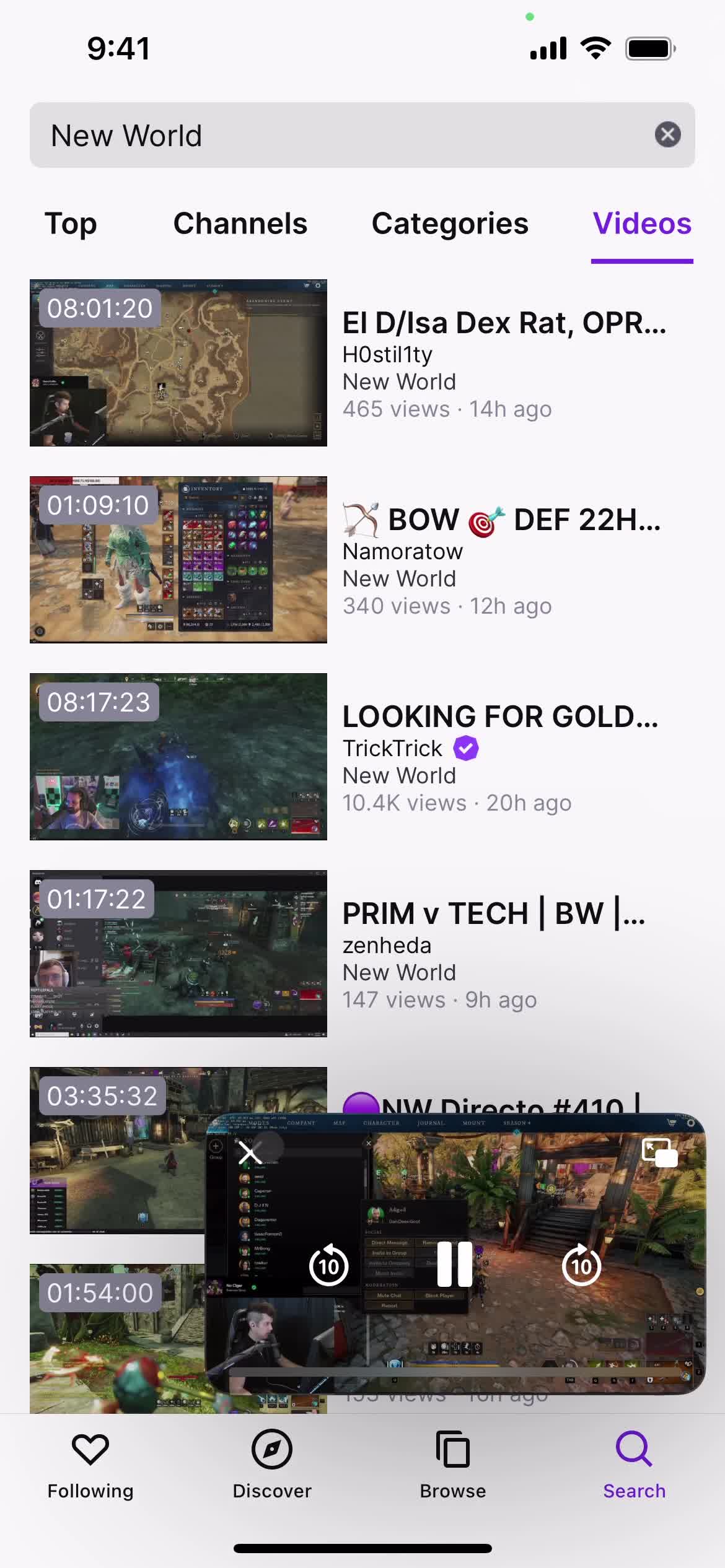 General browsing on Twitch video thumbnail