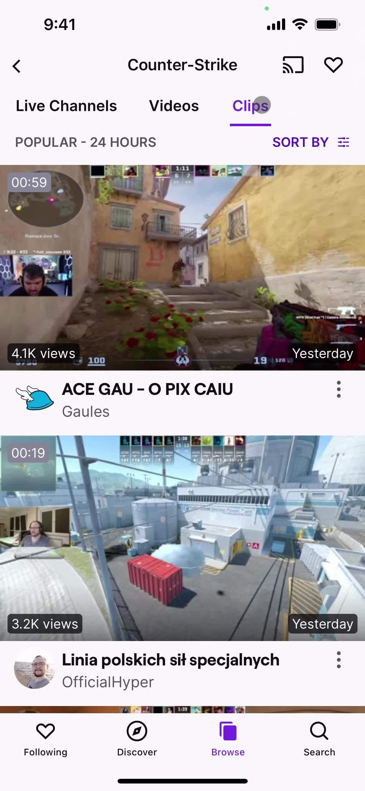 General browsing on Twitch video thumbnail