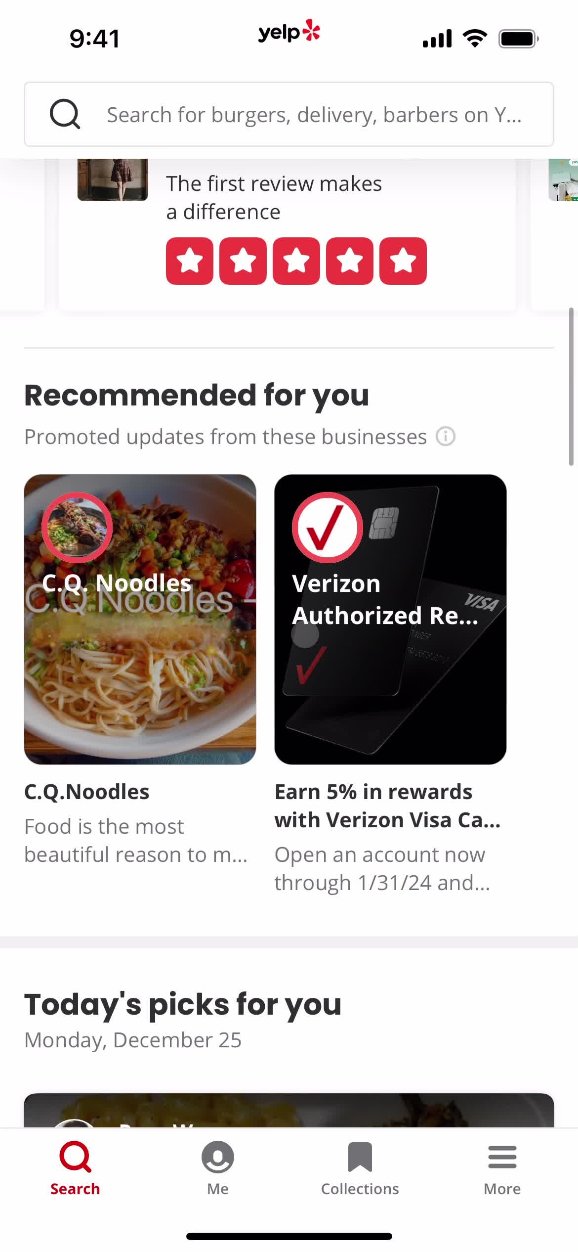 General browsing on Yelp video thumbnail