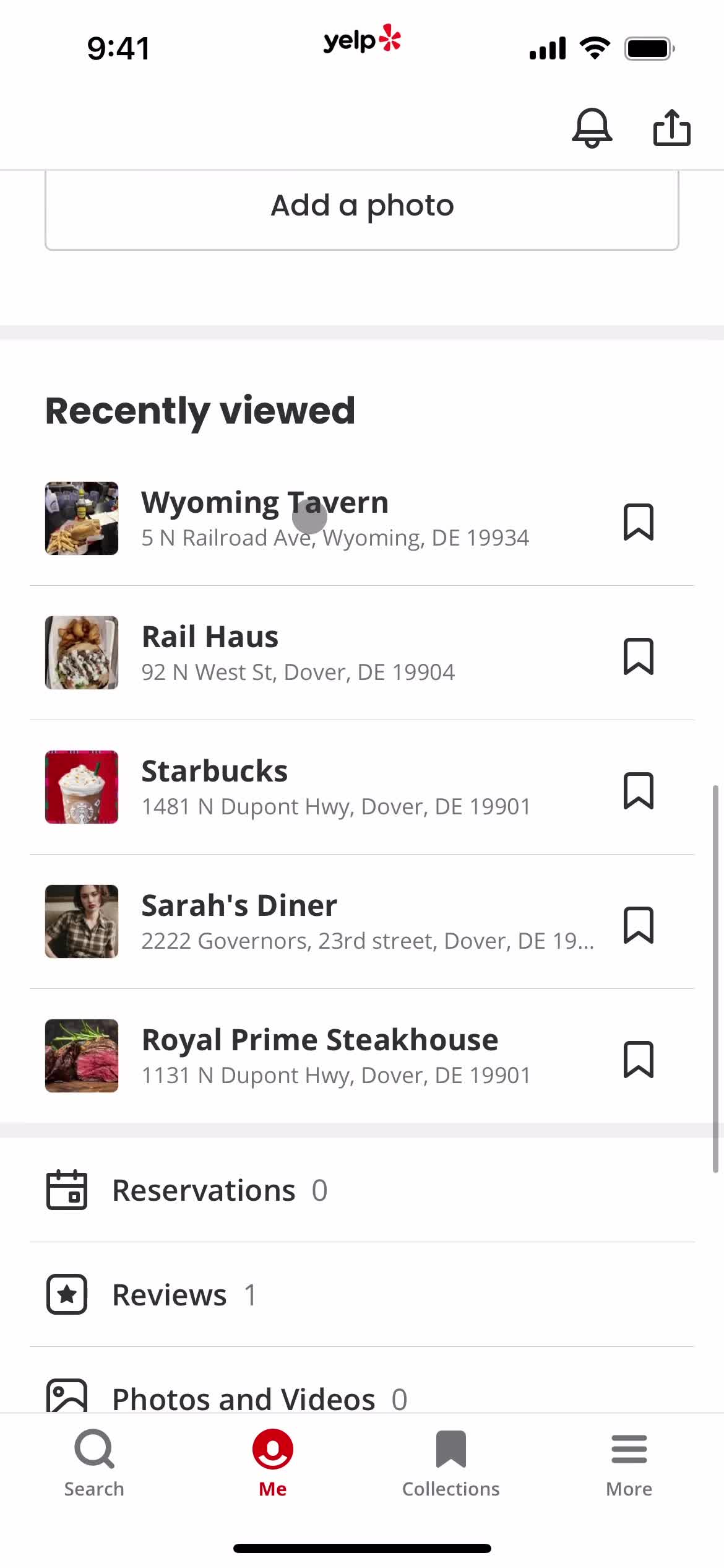 General browsing on Yelp video thumbnail