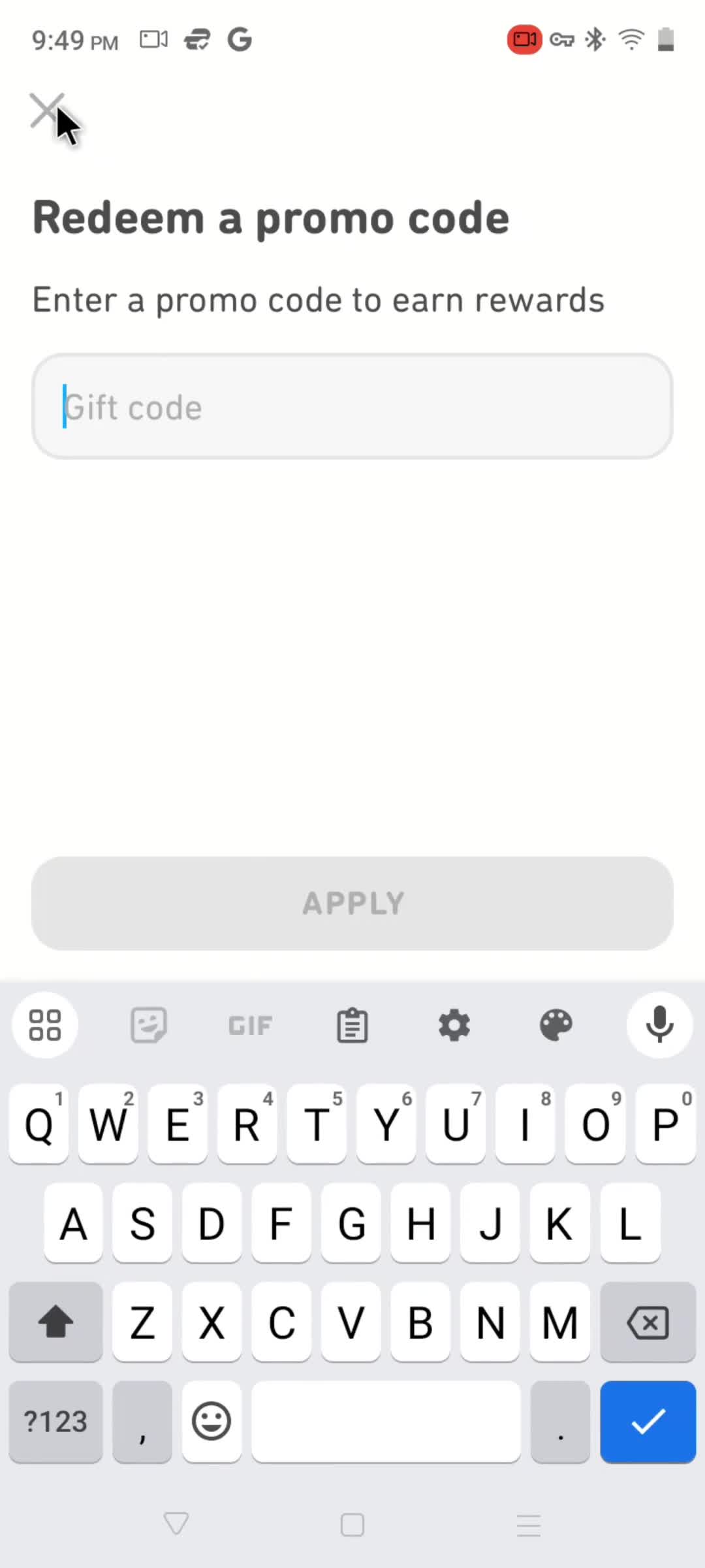 Duolingo add promo code screenshot