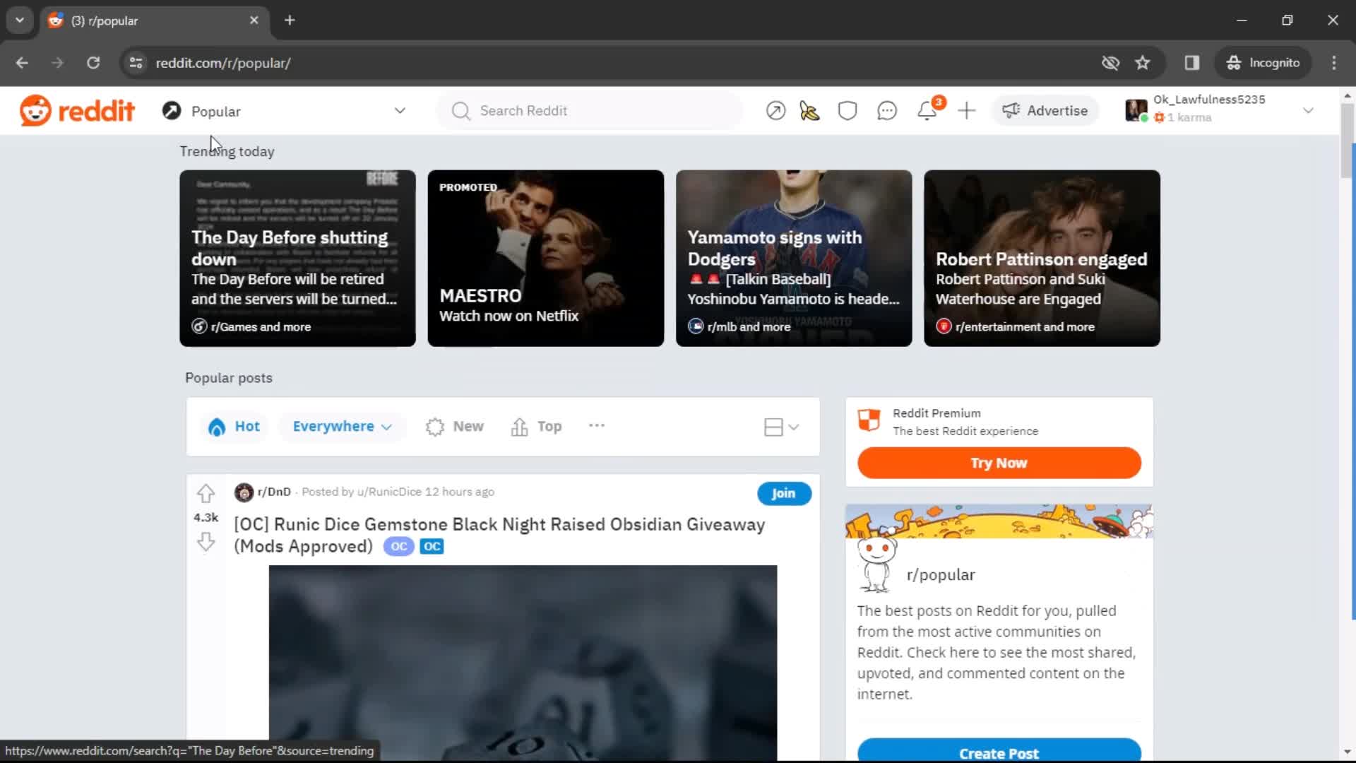 General browsing screenshot