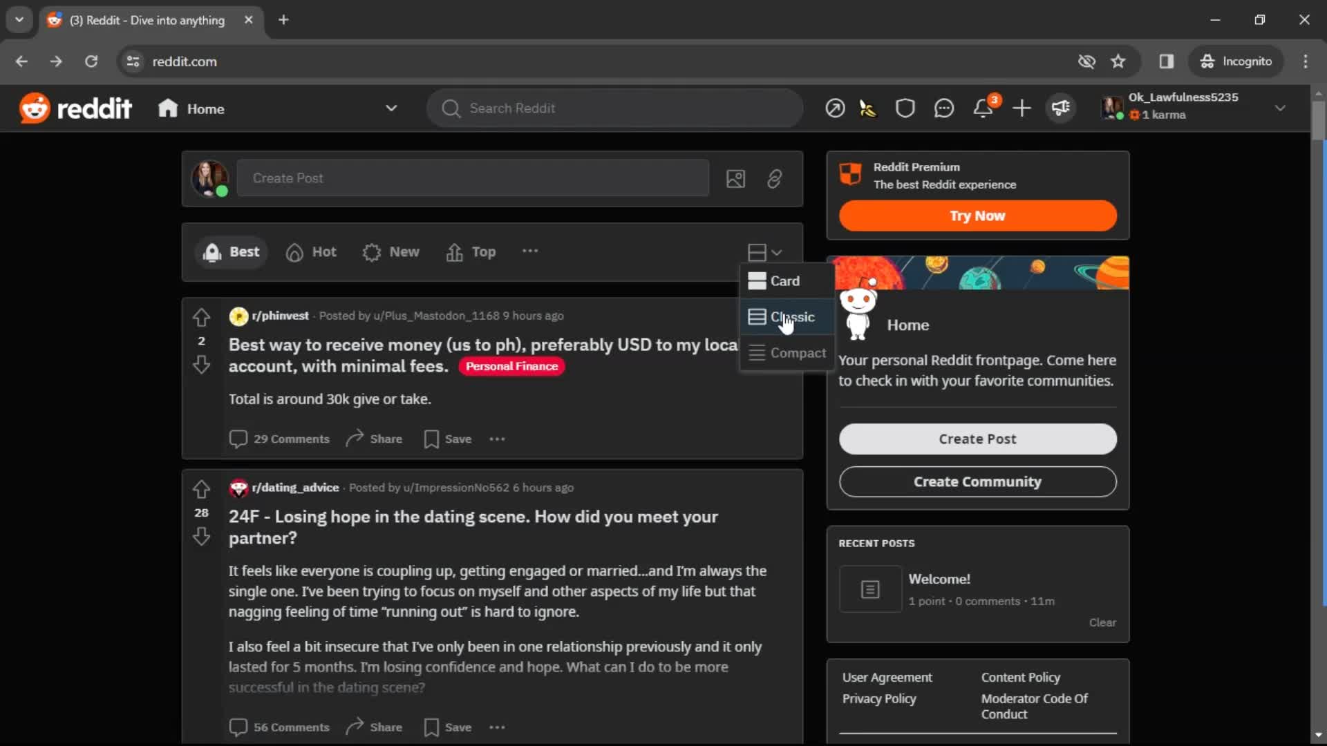 General browsing screenshot