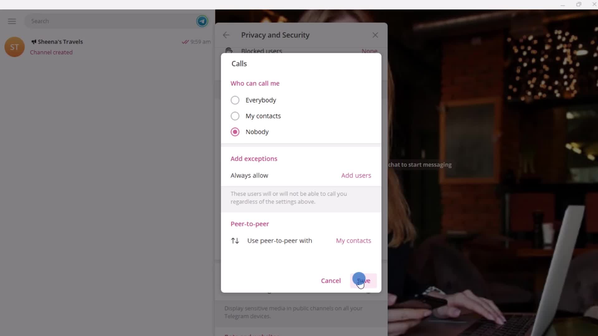 General browsing on Telegram video thumbnail