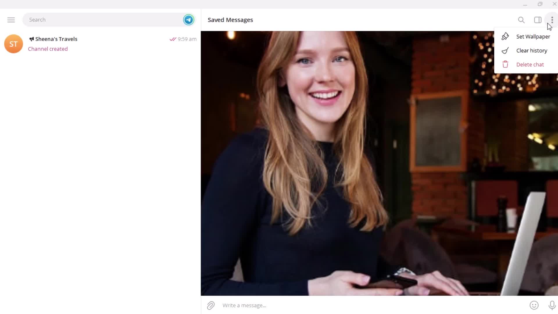 General browsing on Telegram video thumbnail