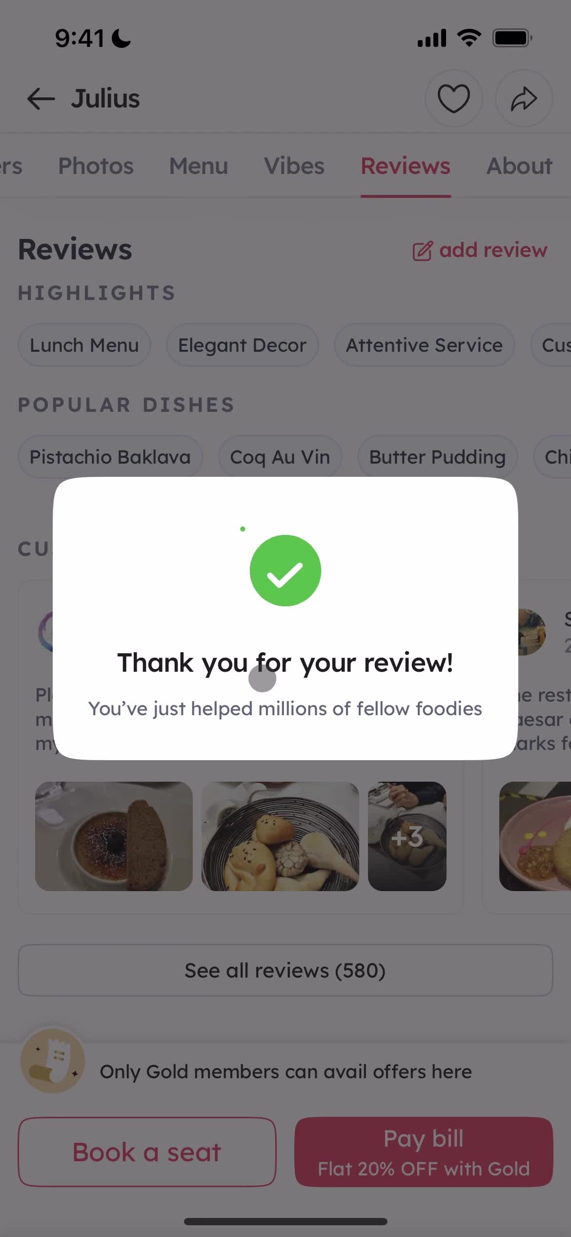 General browsing on Zomato video thumbnail