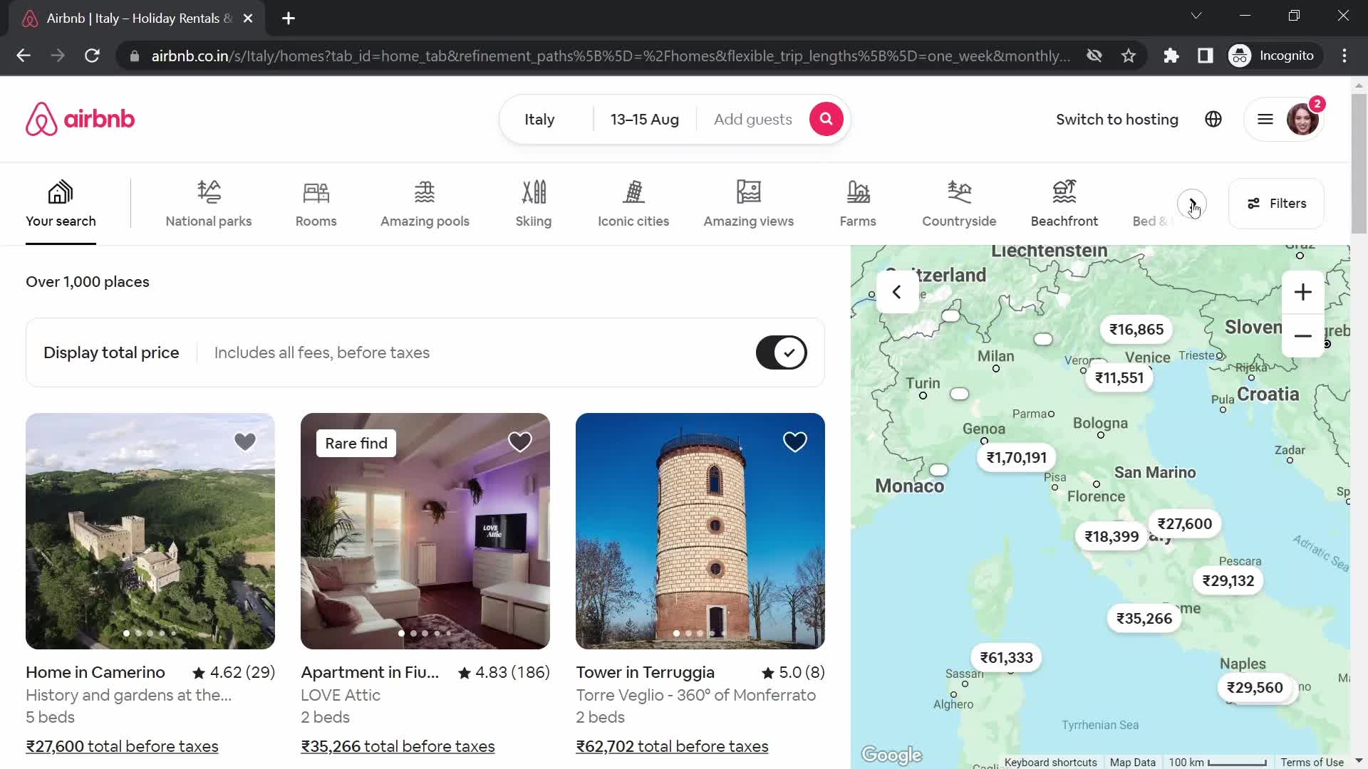 General browsing on Airbnb video thumbnail