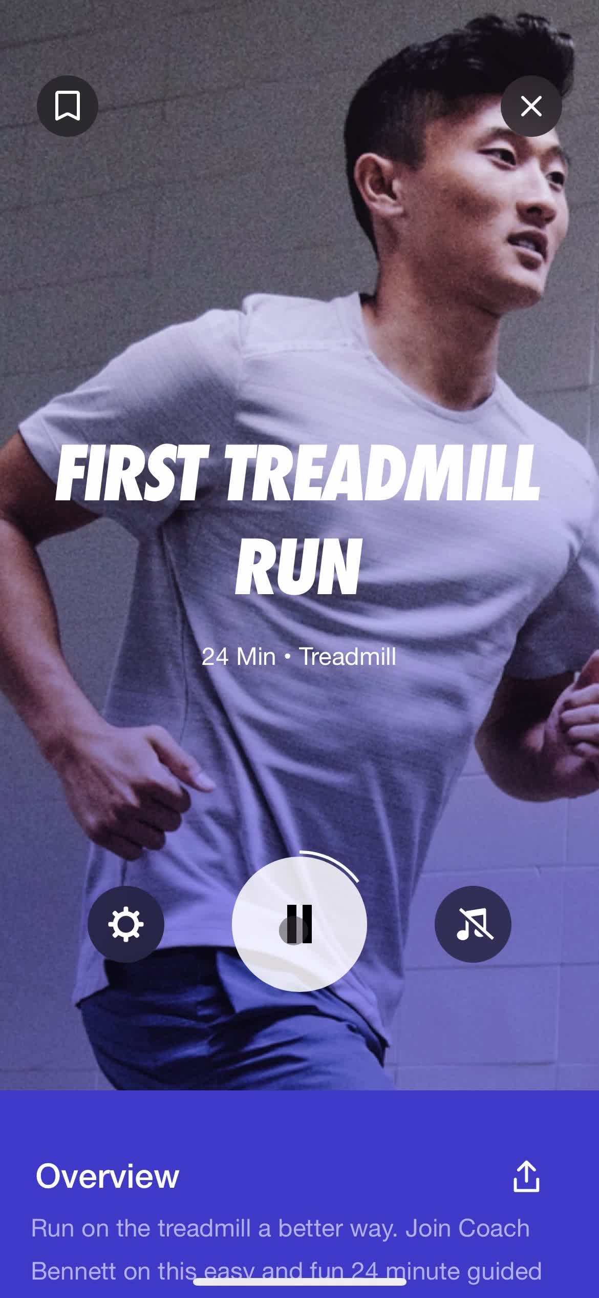 General browsing on Nike Run Club video thumbnail