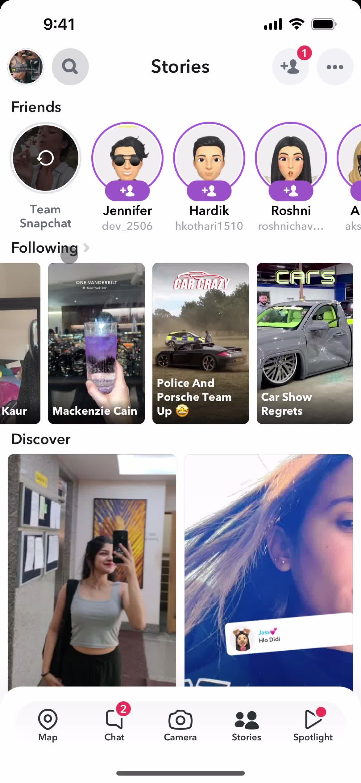 General browsing on Snapchat video thumbnail