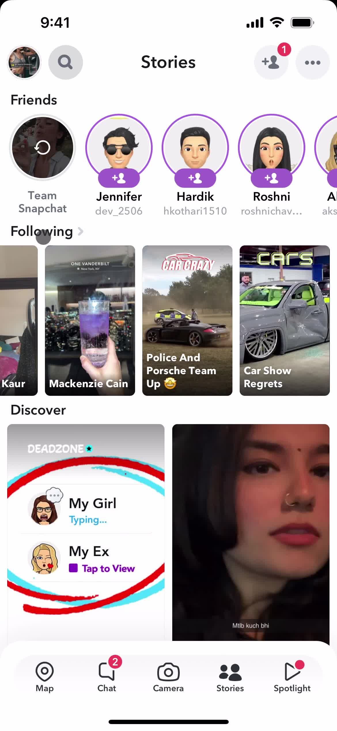 General browsing on Snapchat video thumbnail