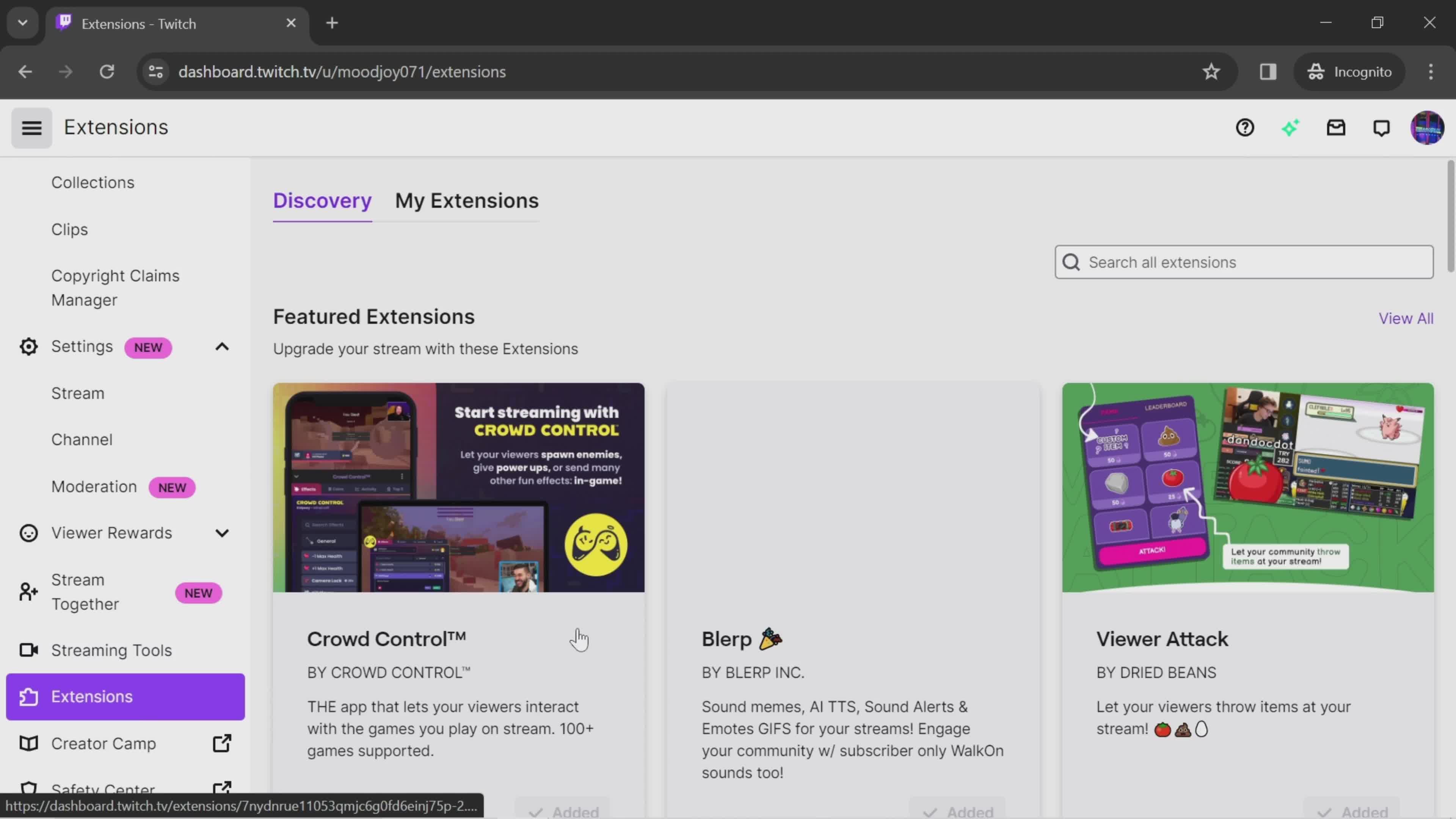 General browsing on Twitch video thumbnail