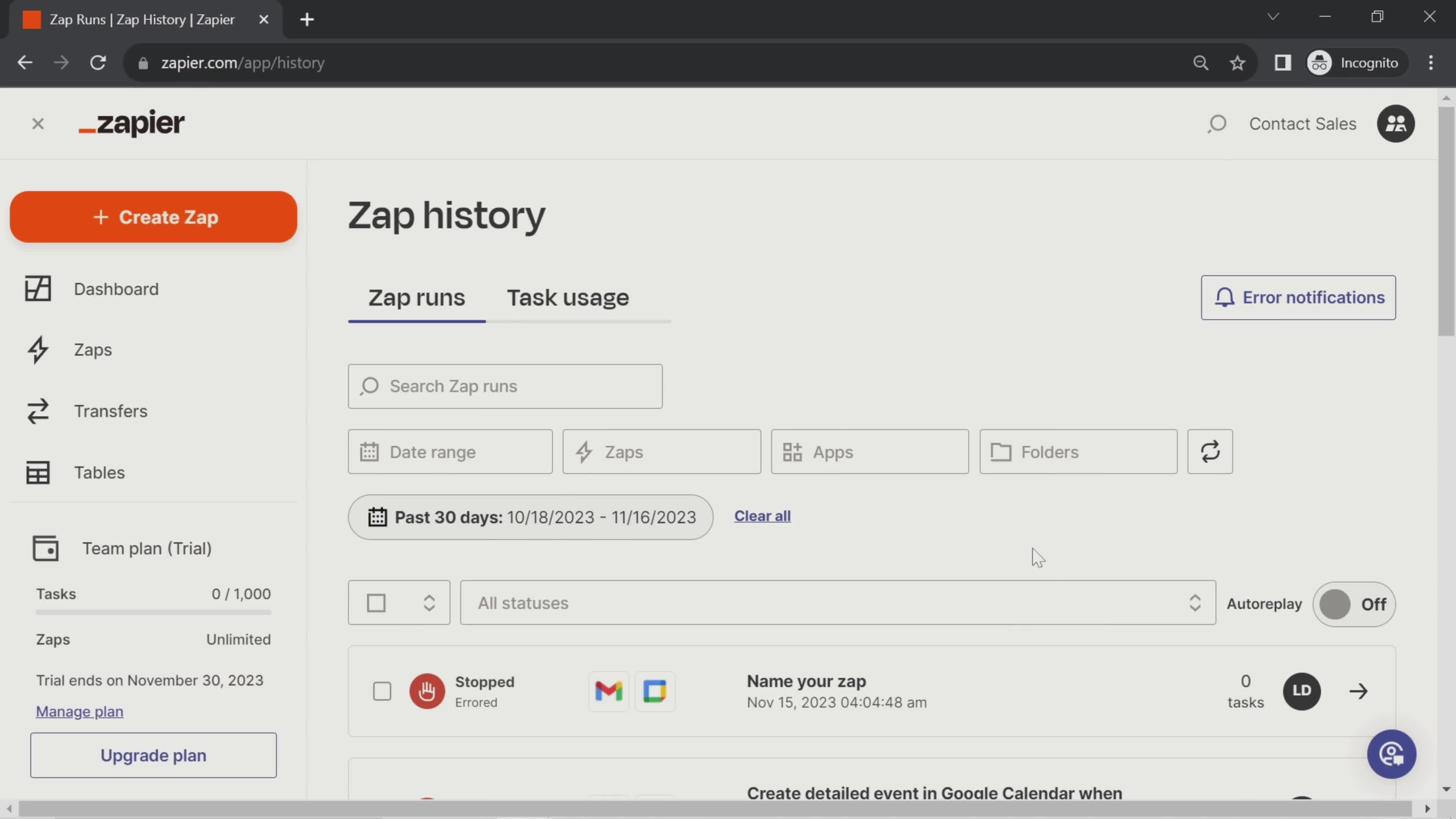 General browsing on Zapier video thumbnail