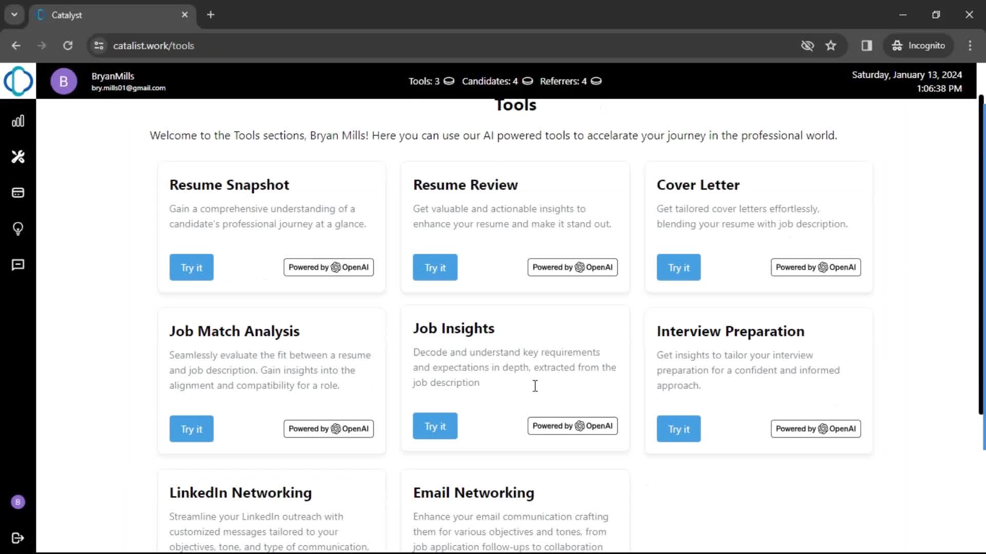 Generating job match analysis on Catalyst video thumbnail