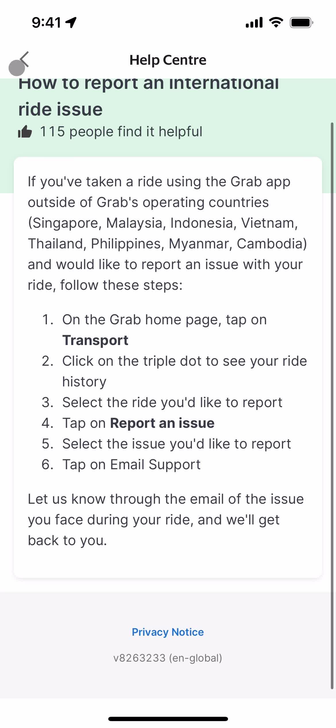 Help center on Grab video thumbnail