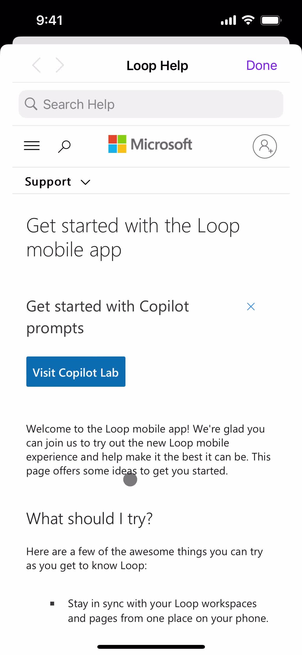 Help center on Microsoft Loop video thumbnail