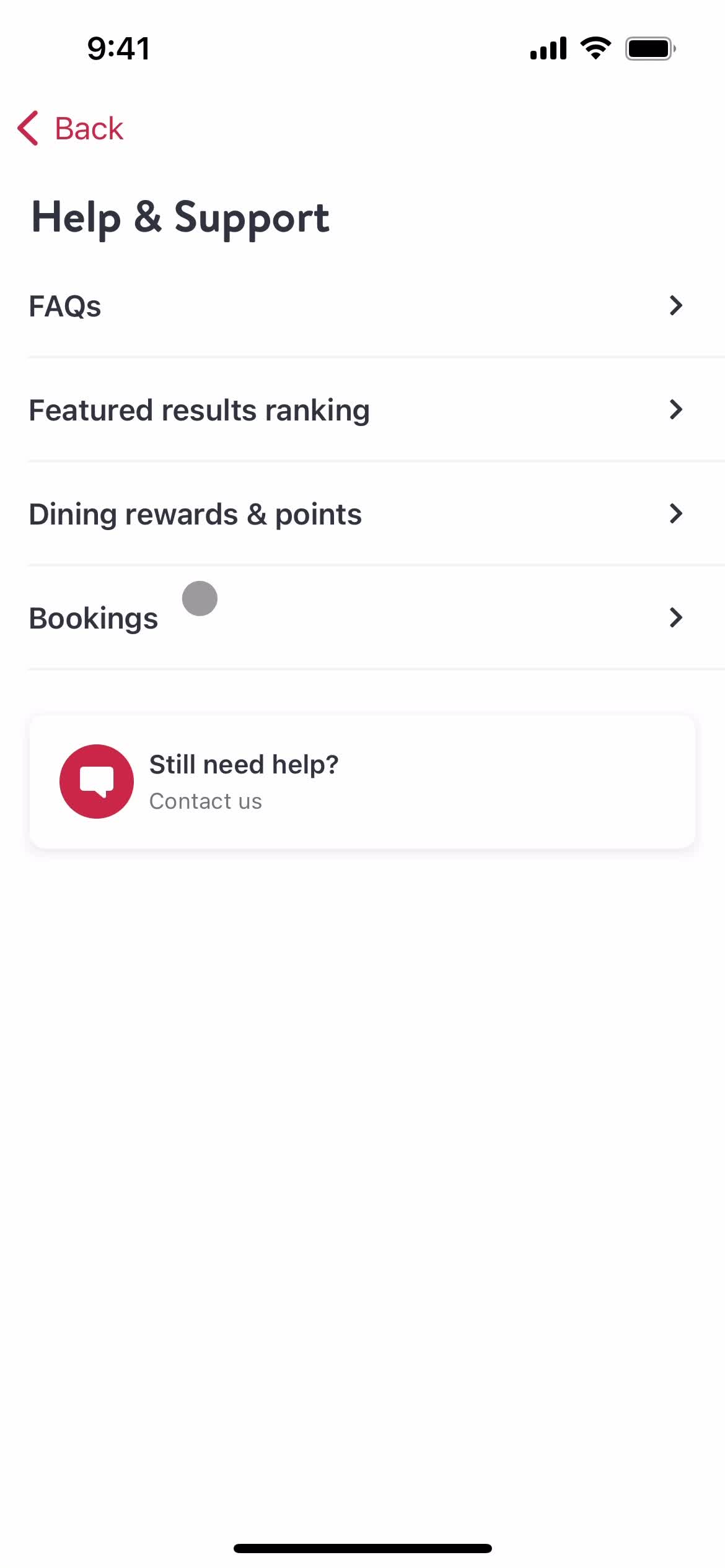 Help center on OpenTable video thumbnail