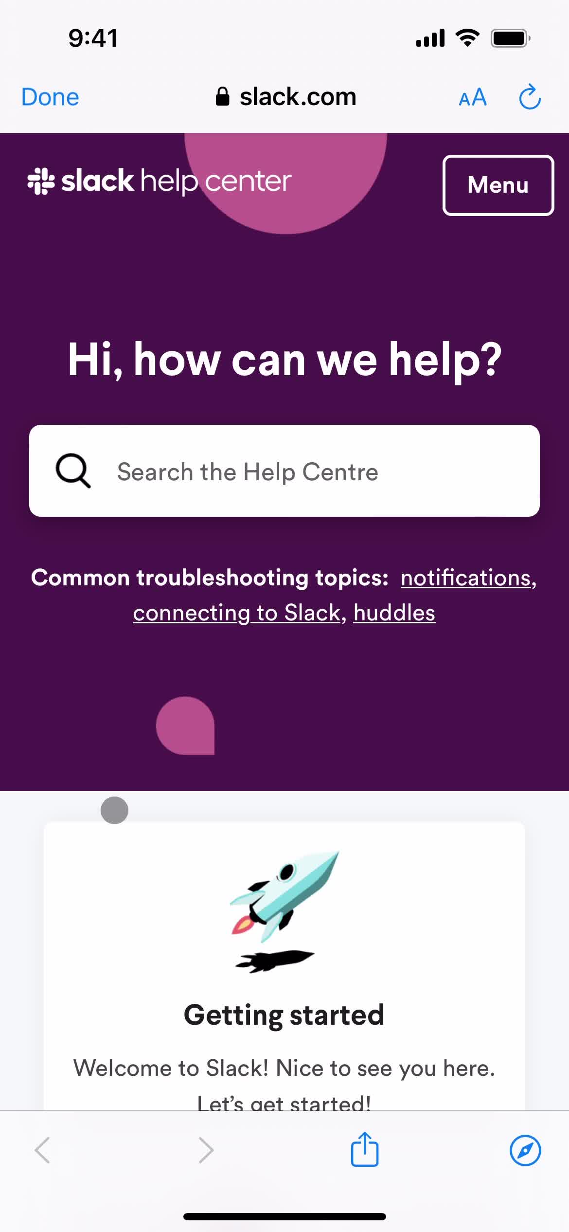 Help center on Slack video thumbnail