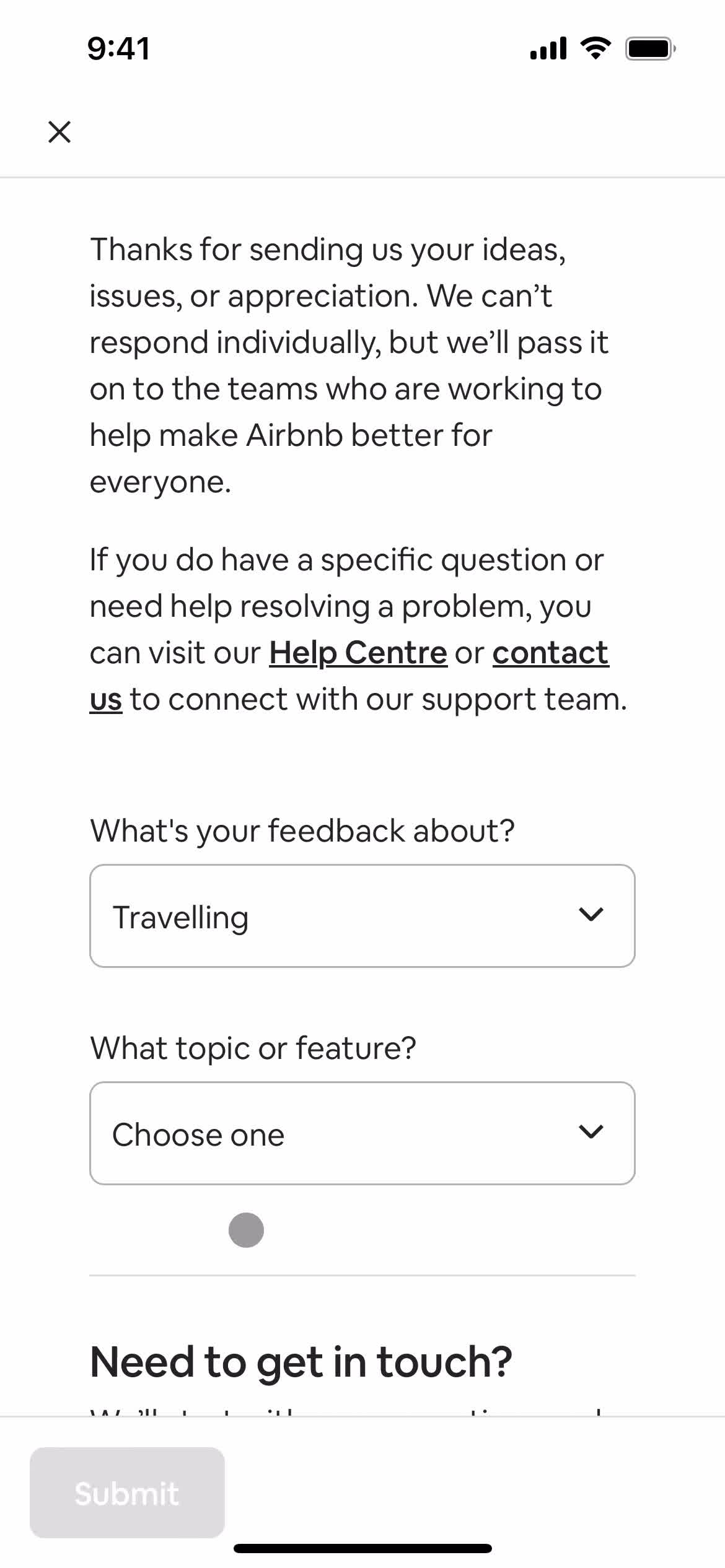 Giving feedback on Airbnb video thumbnail