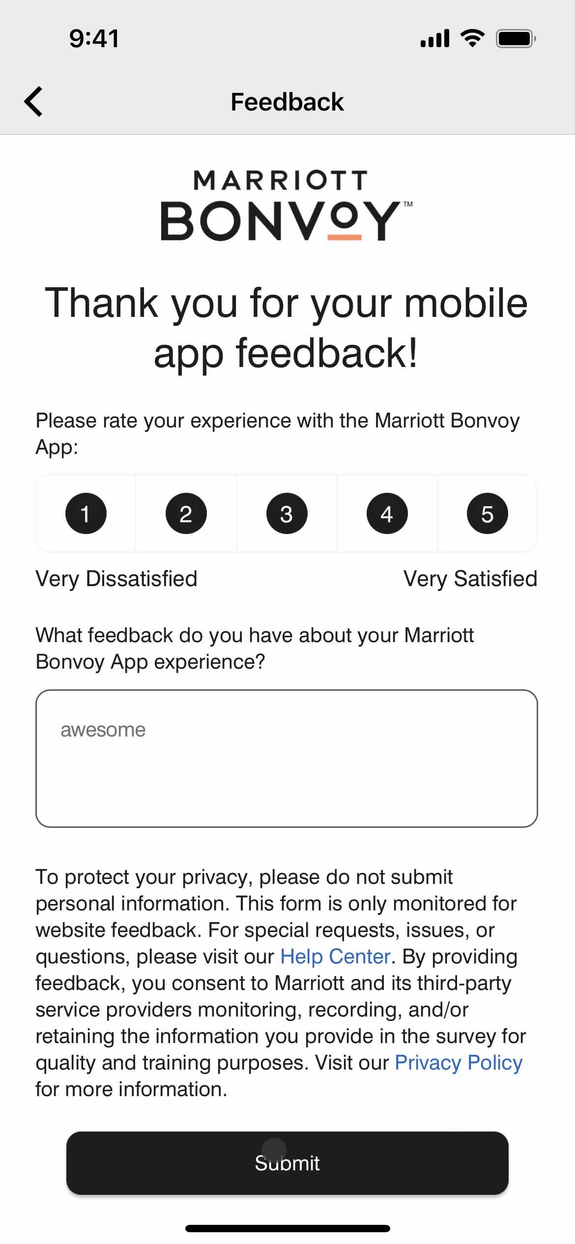 Giving feedback on Marriott Bonvoy video thumbnail