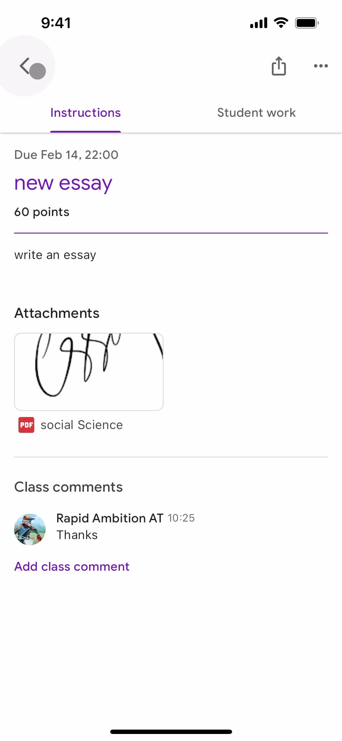 Grading an assignment on Google Classroom video thumbnail