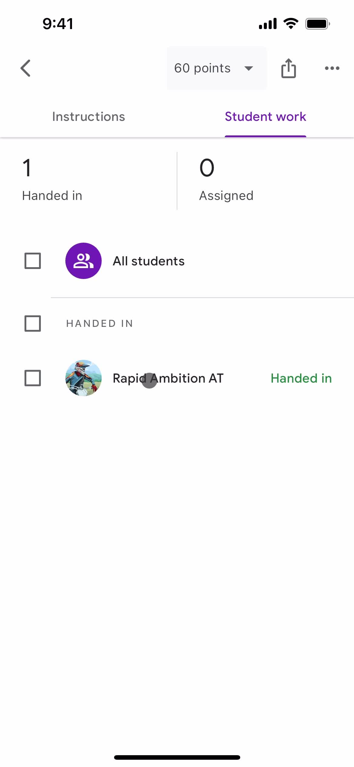 Grading an assignment on Google Classroom video thumbnail