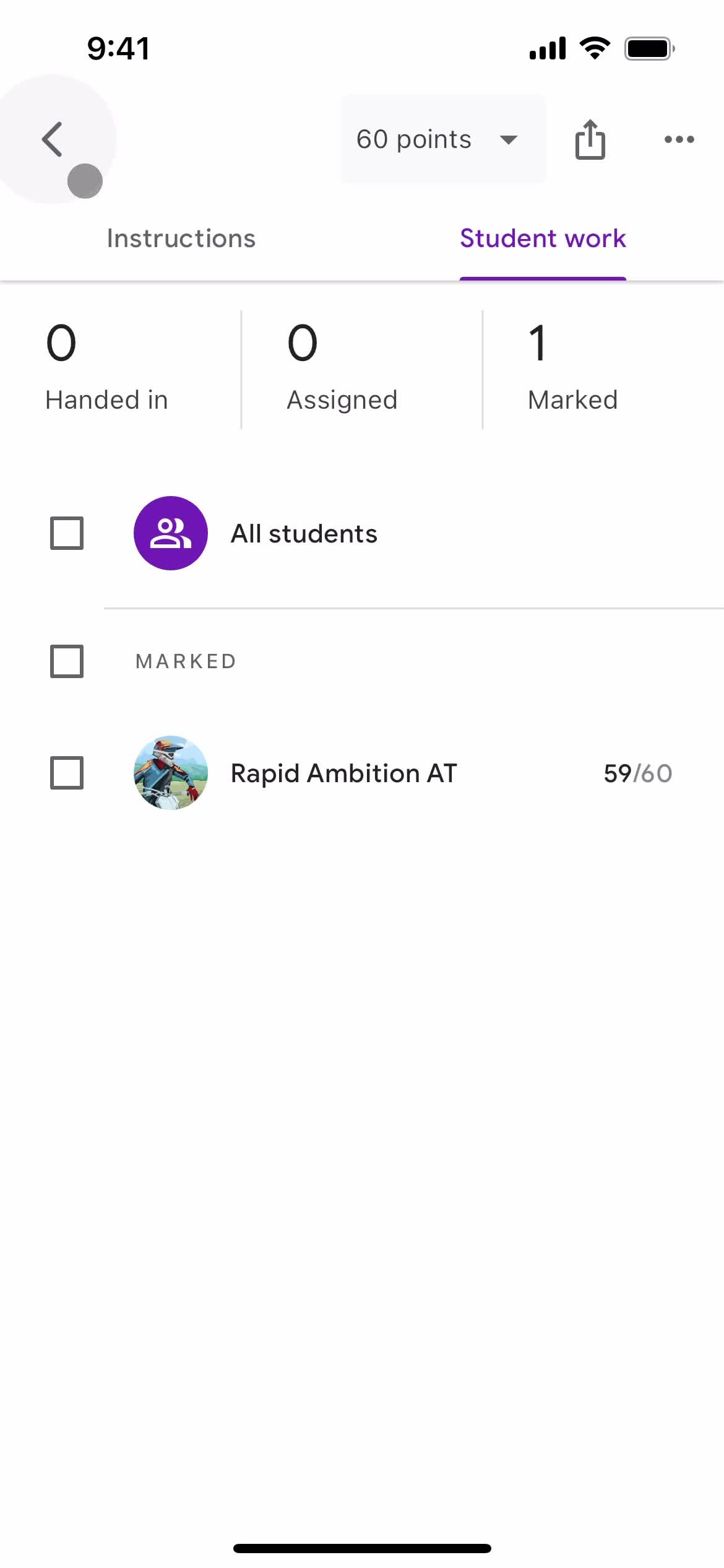 Grading an assignment on Google Classroom video thumbnail