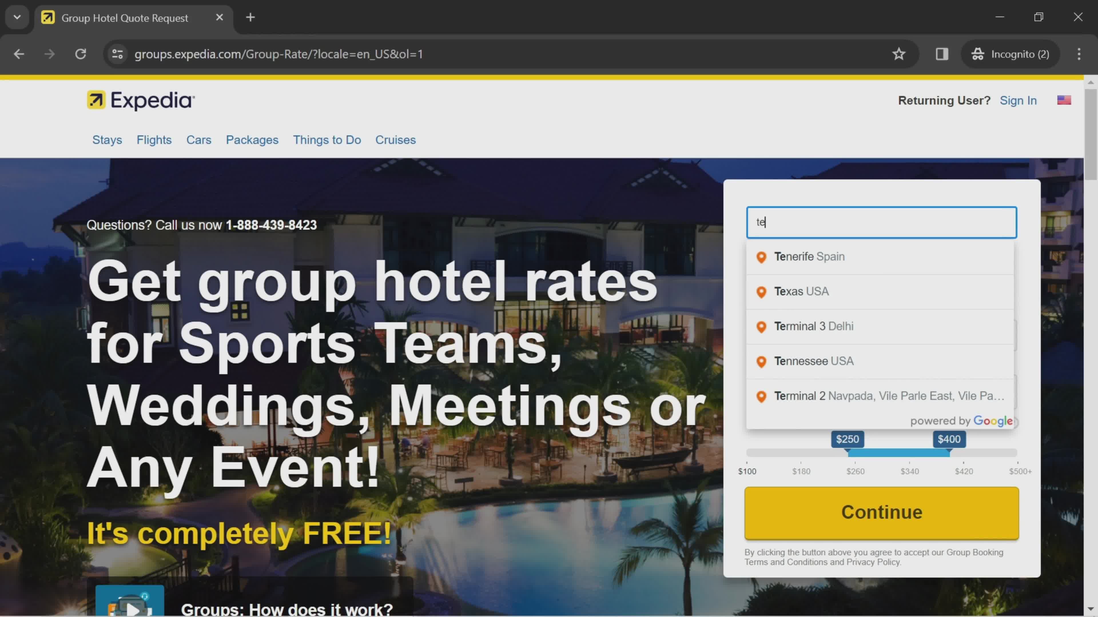 Group booking on Expedia video thumbnail