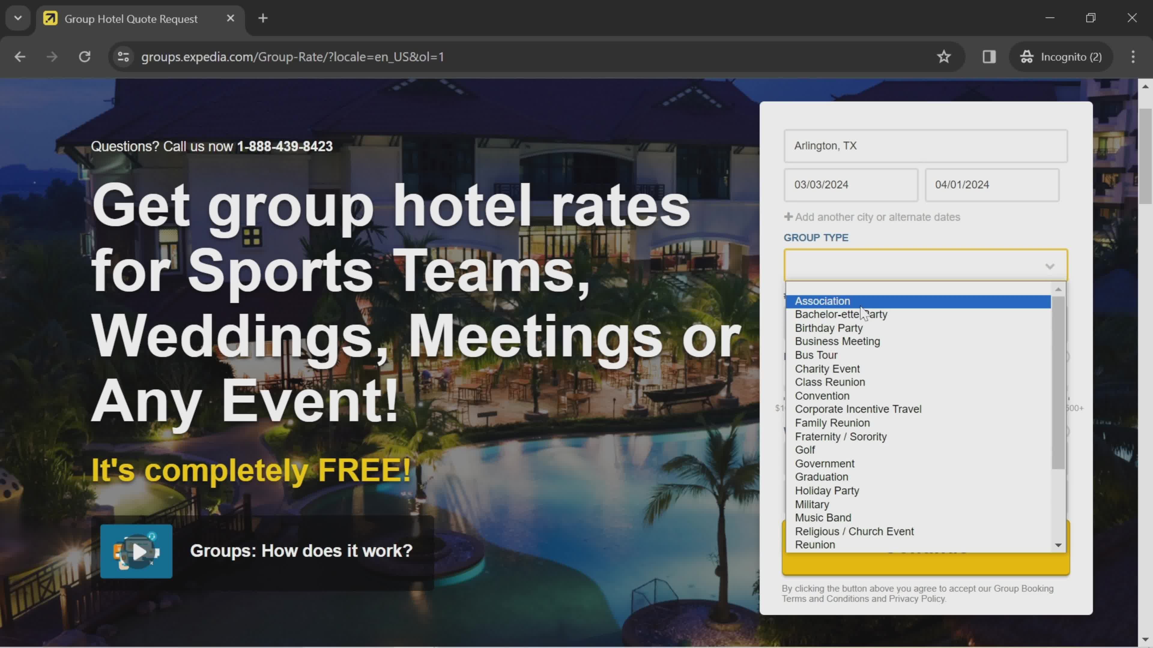 Group booking on Expedia video thumbnail