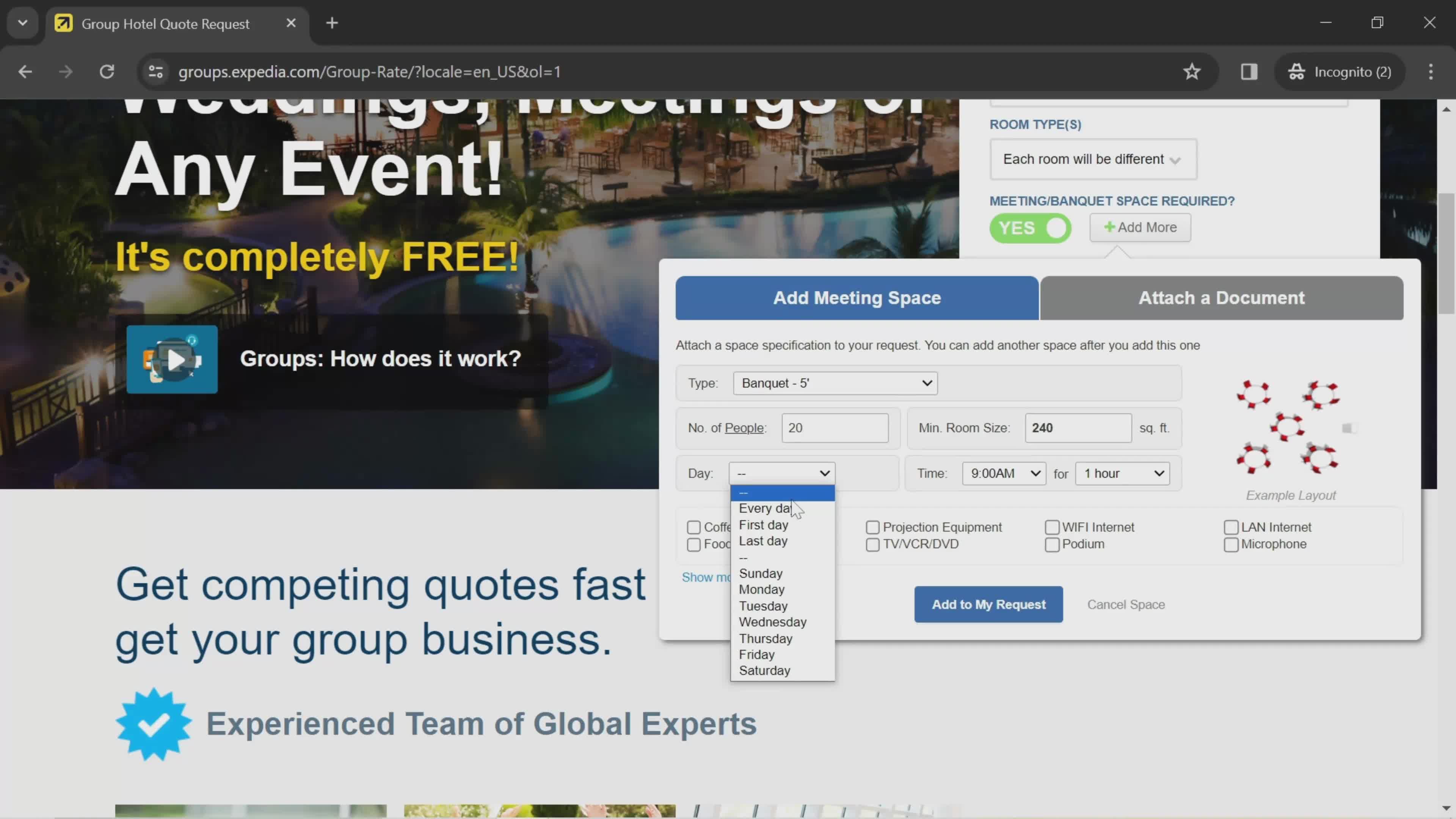 Group booking on Expedia video thumbnail