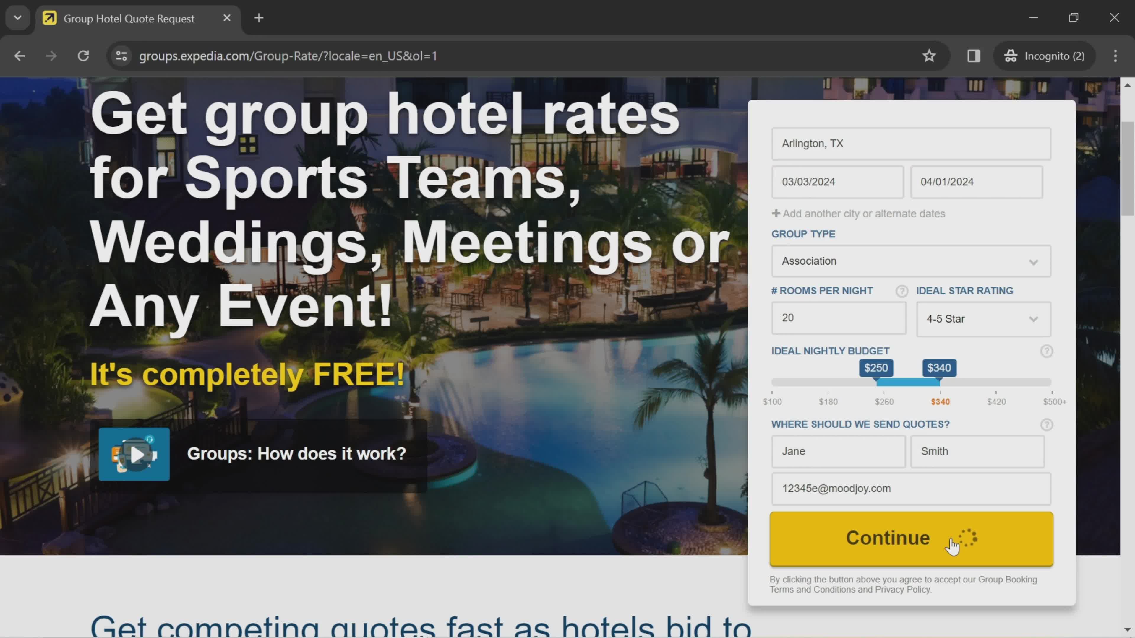 Group booking on Expedia video thumbnail