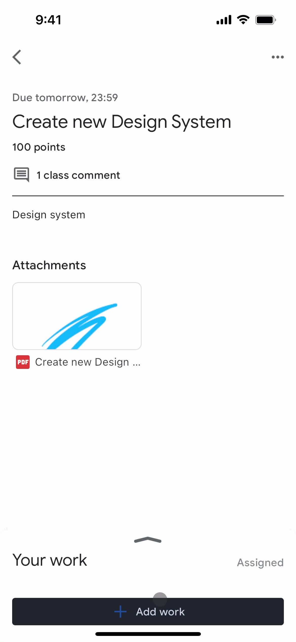 Handing in an assignment on Google Classroom video thumbnail