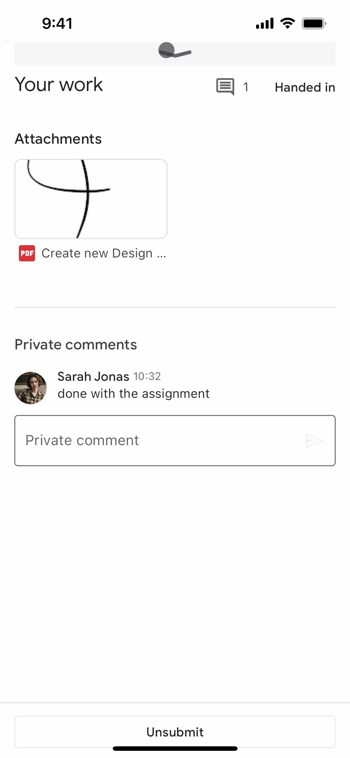 Handing in an assignment on Google Classroom video thumbnail