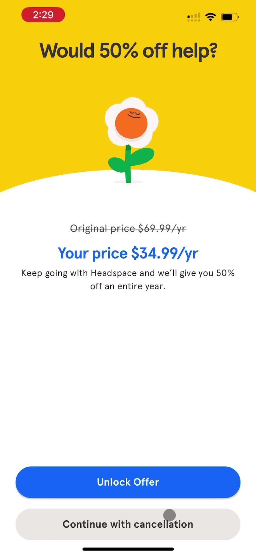 Cancelling your subscription on Headspace video thumbnail