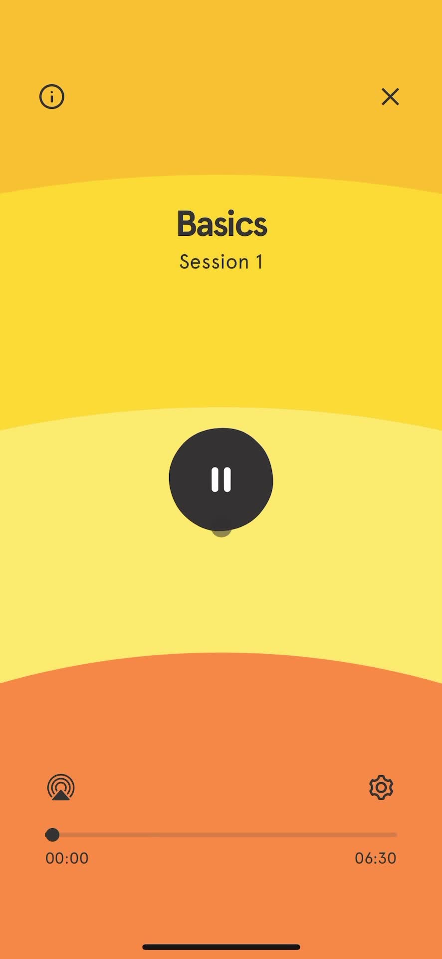 Headspace session screenshot